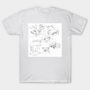 furniture design sketch T-Shirt